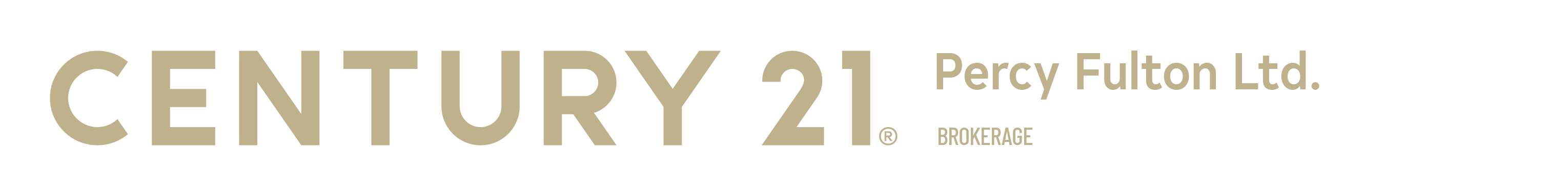 C21 Percy Fulton Logo ONE LINE GOLD